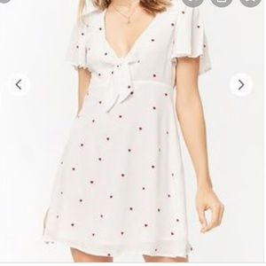 Forever 21 sun dress with hearts